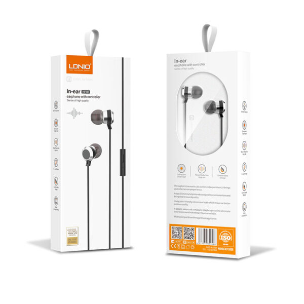 In-Ear Earphones with Mic - Wired Headset with 3.5mm Stereo Connector - Image 6