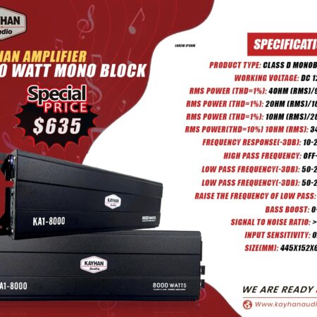 Kayhan Amplifier 8000 Watt Mono Block - Image 2