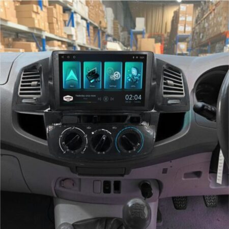 Car Stereo with SatNav for TOYOTA Hilux Manual A/C | 2004 – 2015 | V6 | 9″ inch - Image 2